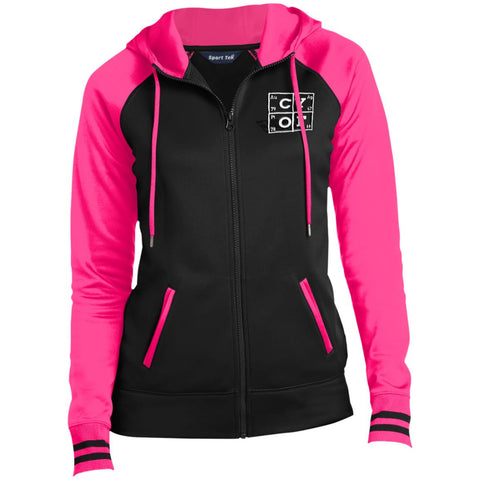 Periodic table ￼ Ladies' Sport-Wick® Full-Zip Hooded Jacket