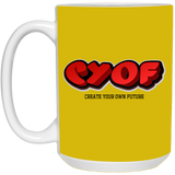 CYOF 15 oz. White Mug