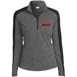CYOF  Workout Apparel Sport-Tek Ladies' Electric Heather Colorblock 1/4-Zip Pullover