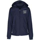 CYOF Ladies' Jersey-Lined Hooded Windbreaker