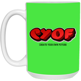 CYOF 15 oz. White Mug