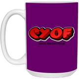 CYOF 15 oz. White Mug