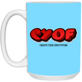 CYOF 15 oz. White Mug