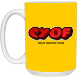 CYOF 15 oz. White Mug
