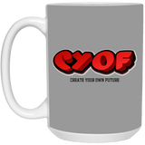 CYOF 15 oz. White Mug
