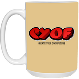 CYOF 15 oz. White Mug