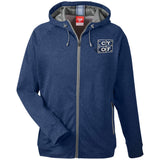 CYOFMen's Heathered Performance Hooded Jacket