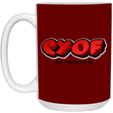 CYOF 15 oz. White Mug