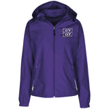 CYOF Ladies' Jersey-Lined Hooded Windbreaker