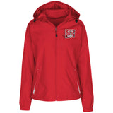 CYOF Ladies' Jersey-Lined Hooded Windbreaker