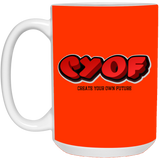 CYOF 15 oz. White Mug