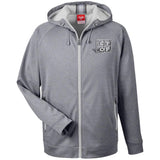 CYOFMen's Heathered Performance Hooded Jacket