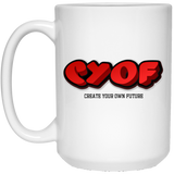 CYOF 15 oz. White Mug