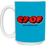 CYOF 15 oz. White Mug