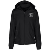 CYOF Ladies' Jersey-Lined Hooded Windbreaker