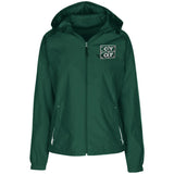 CYOF Ladies' Jersey-Lined Hooded Windbreaker