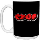 CYOF 15 oz. White Mug