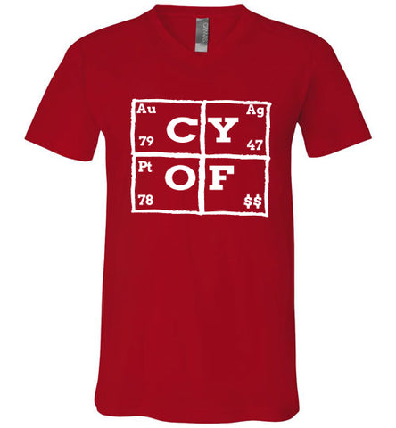 CYOF Gold,Silver,Platinum Formula  V-Neck T-Shirt