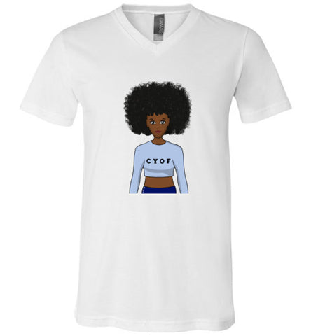 CYOF Lady Canvas Unisex V-Neck T-Shirt
